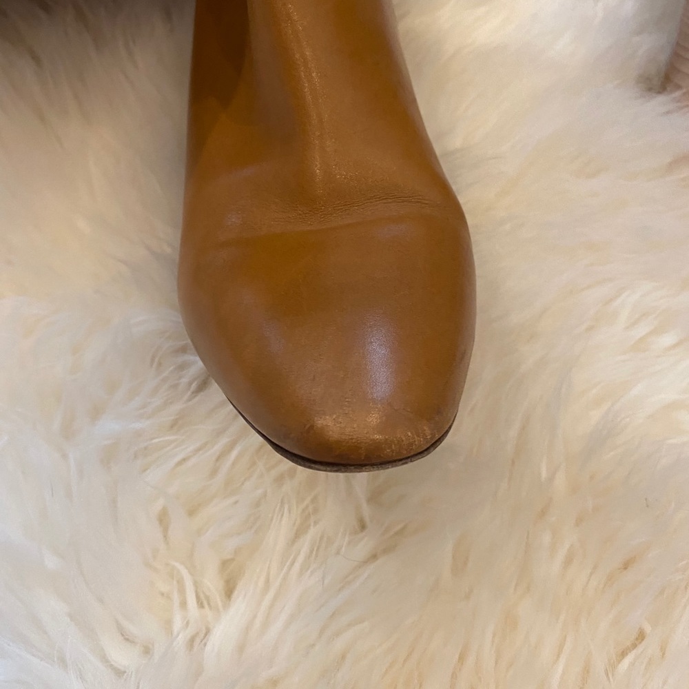 Chloe Knee High Brown Boots - Picture 9 of 10